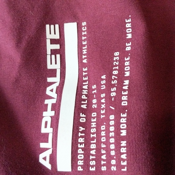 Alphalete athletics cotton blend performance fit t-shirt unisex medium - Picture 4 of 7